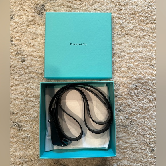 Tiffany & Co Black Belt - Calf Leather Equestrian - Picture 2 of 5